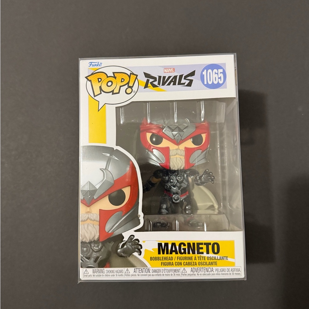 Funko Pop! Rivals Magneto Vinyl Figure - Red, Silver, Black